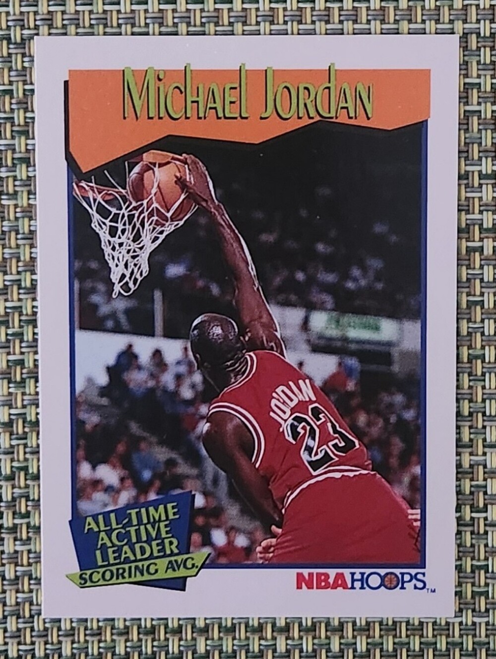 Michael Jordan NBA Hoops Basketball Card
